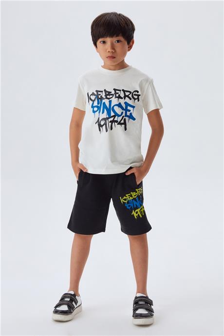 Iceberg Erkek Çocuk Beyaz T-Shirt