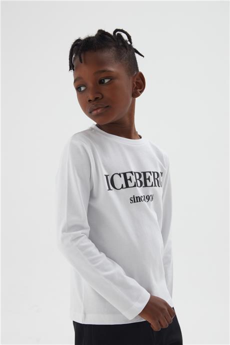 Iceberg Erkek Çocuk Beyaz T-Shirt