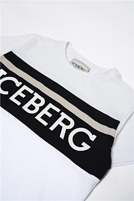 Iceberg Erkek Çocuk Beyaz T-Shirt