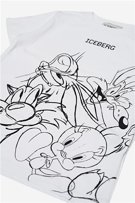 Iceberg Erkek Çocuk Beyaz T-Shirt
