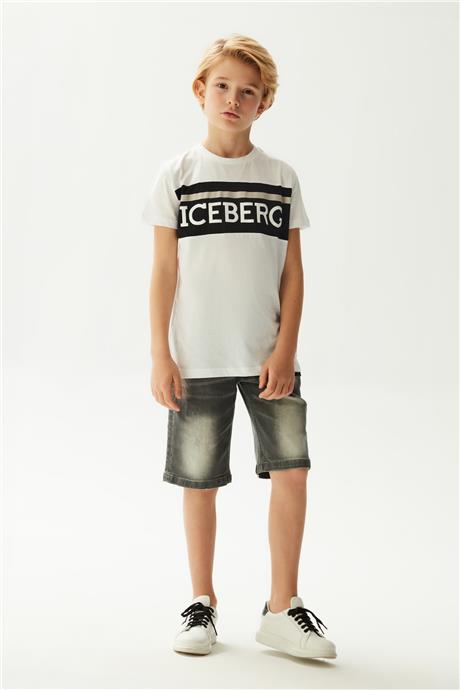 Iceberg Erkek Çocuk Beyaz T-Shirt