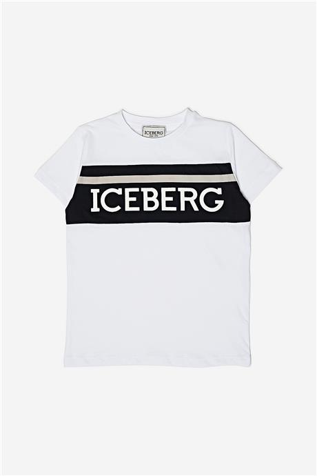 Iceberg Erkek Çocuk Beyaz T-Shirt