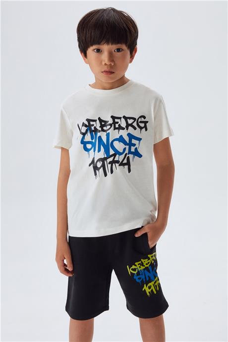 Iceberg Erkek Çocuk Beyaz T-Shirt