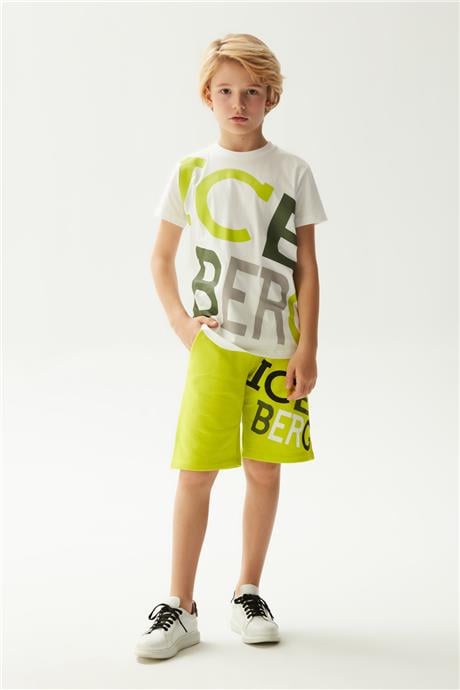 Iceberg Erkek Çocuk Beyaz T-Shirt