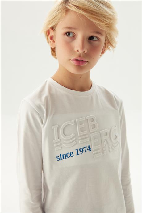 Iceberg Erkek Çocuk Beyaz Tshirt