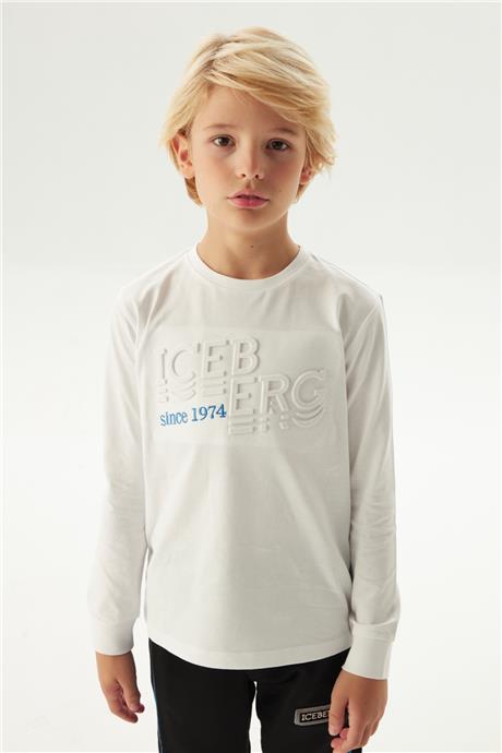 Iceberg Erkek Çocuk Beyaz Tshirt