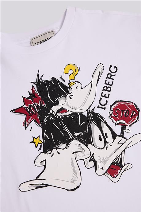 Iceberg Erkek Çocuk Beyaz TshirtIceberg Erkek Çocuk Beyaz Tshirt