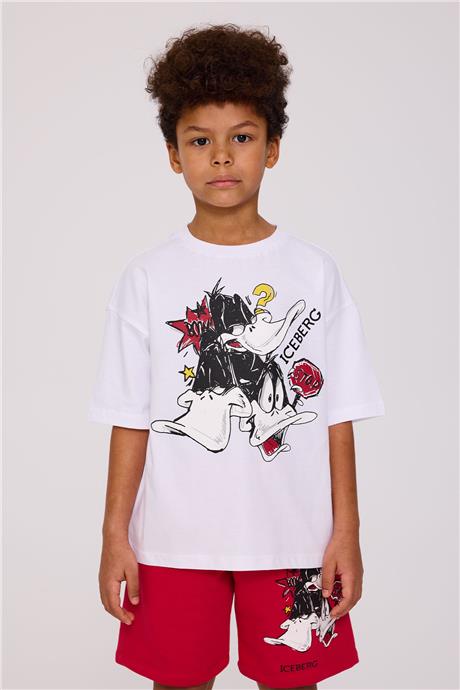 Iceberg Erkek Çocuk Beyaz TshirtIceberg Erkek Çocuk Beyaz Tshirt