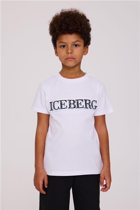 Iceberg Erkek Çocuk Beyaz TshirtIceberg Erkek Çocuk Beyaz Tshirt