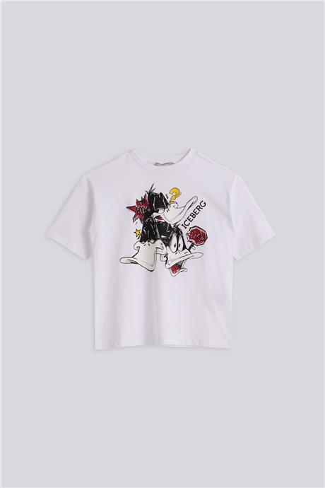 Iceberg Erkek Çocuk Beyaz TshirtIceberg Erkek Çocuk Beyaz Tshirt