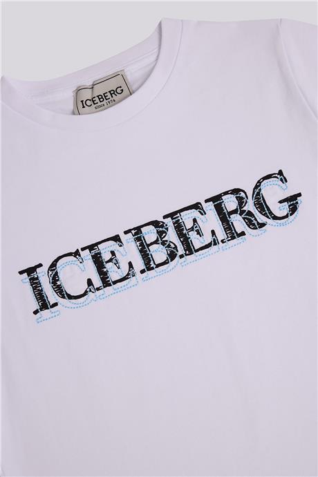 Iceberg Erkek Çocuk Beyaz TshirtIceberg Erkek Çocuk Beyaz Tshirt