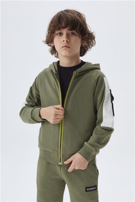Iceberg Erkek Çocuk Haki Sweatshirt