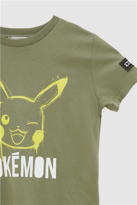 Iceberg Erkek Çocuk Haki T-Shirt
