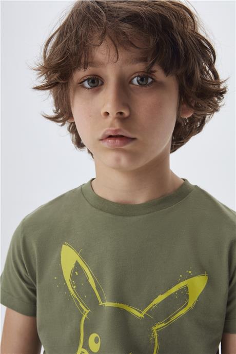 Iceberg Erkek Çocuk Haki T-Shirt