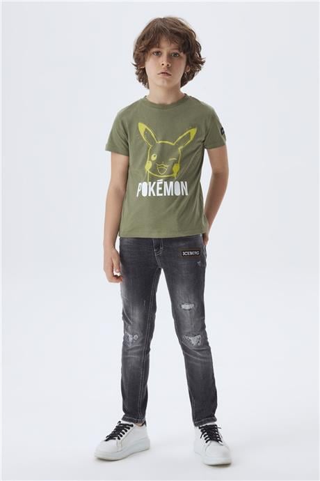 Iceberg Erkek Çocuk Haki T-Shirt