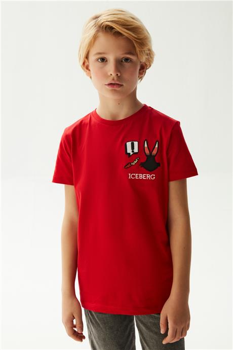 Iceberg Erkek Çocuk Kiremit T-Shirt
