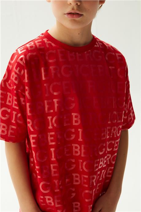 Iceberg Erkek Çocuk Kiremit T-Shirt