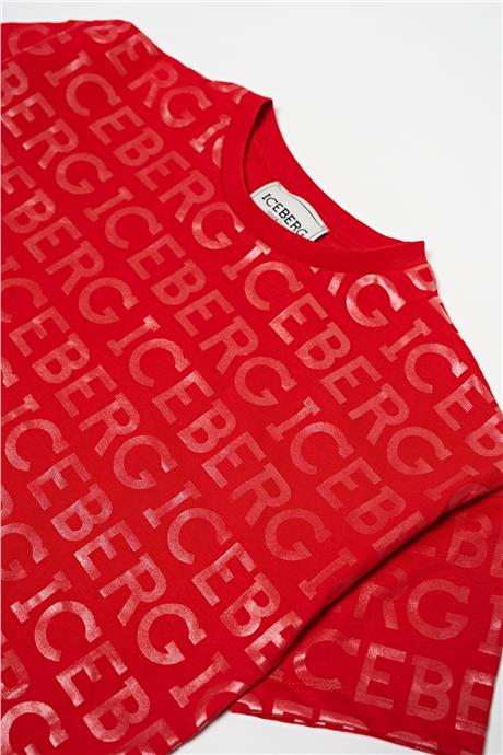 Iceberg Erkek Çocuk Kiremit T-Shirt