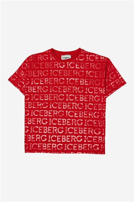 Iceberg Erkek Çocuk Kiremit T-Shirt