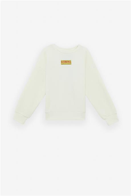 Iceberg Erkek Çocuk Kırık Beyaz SweatshirtIceberg Erkek Çocuk Kırık Beyaz Sweatshirt
