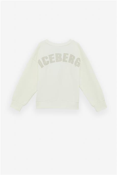 Iceberg Erkek Çocuk Kırık Beyaz SweatshirtIceberg Erkek Çocuk Kırık Beyaz Sweatshirt