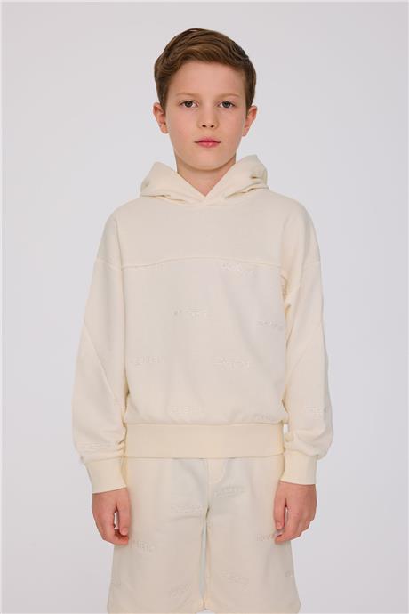 Iceberg Erkek Çocuk Kırık Beyaz SweatshirtIceberg Erkek Çocuk Kırık Beyaz Sweatshirt