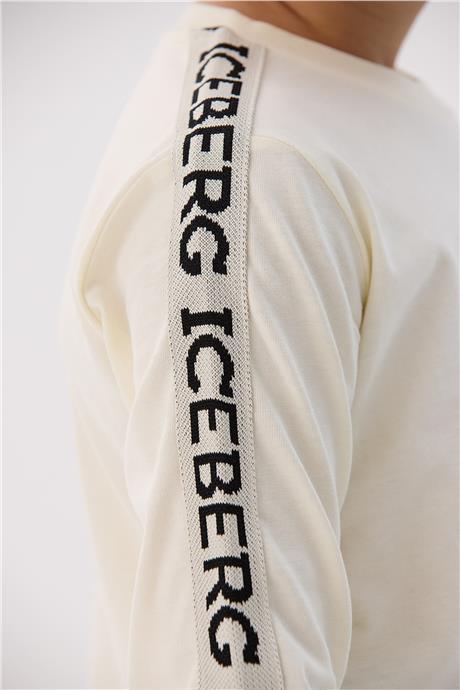 Iceberg Erkek Çocuk Kırık Beyaz T-Shirt