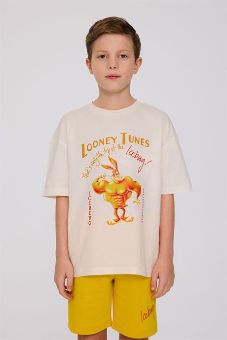 Iceberg Erkek Çocuk Kırık Beyaz TshirtIceberg Erkek Çocuk Kırık Beyaz Tshirt