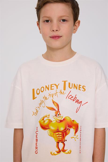 Iceberg Erkek Çocuk Kırık Beyaz TshirtIceberg Erkek Çocuk Kırık Beyaz Tshirt