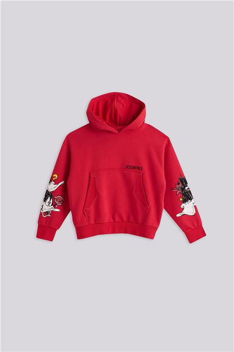 Iceberg Erkek Çocuk Kırmızı SweatshirtIceberg Erkek Çocuk Kırmızı Sweatshirt