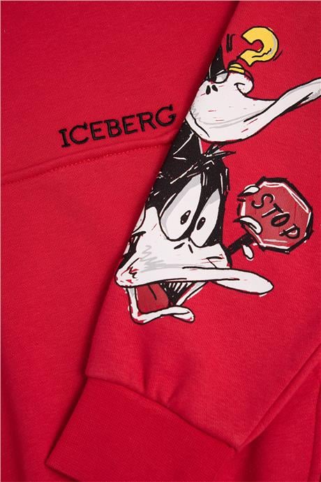 Iceberg Erkek Çocuk Kırmızı SweatshirtIceberg Erkek Çocuk Kırmızı Sweatshirt