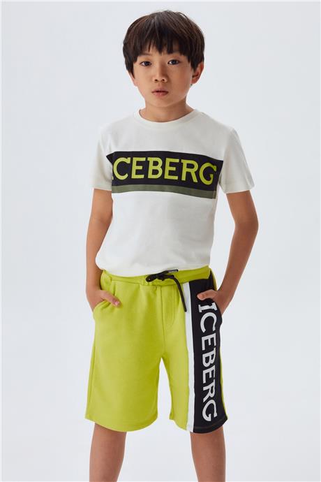 Iceberg Erkek Çocuk Lime Bermuda