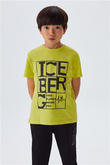 Iceberg Erkek Çocuk Lime T-Shirt