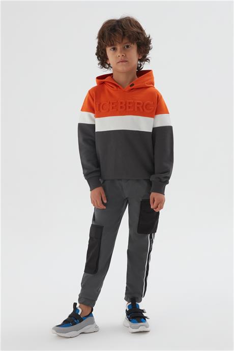 Iceberg Erkek Çocuk Oranj Sweatshirt