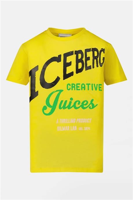 Iceberg Erkek Çocuk Sarı T-Shirt