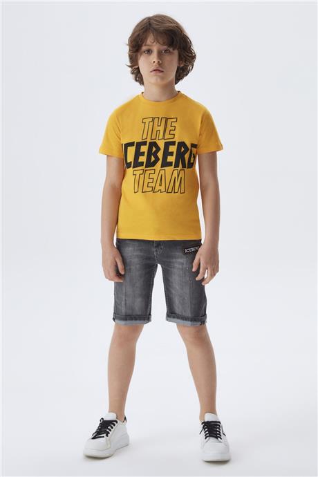 Iceberg Erkek Çocuk Sarı T-Shirt