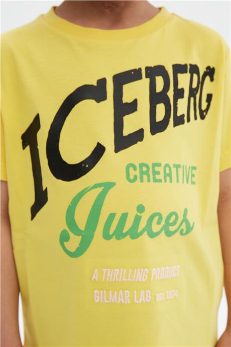 Iceberg Erkek Çocuk Sarı T-Shirt