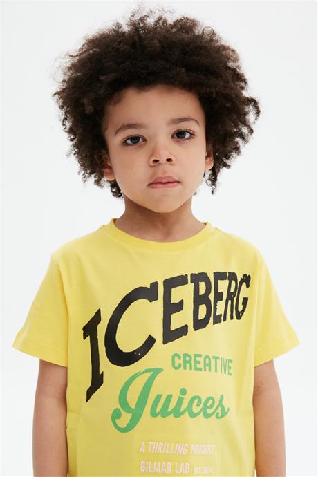 Iceberg Erkek Çocuk Sarı T-Shirt