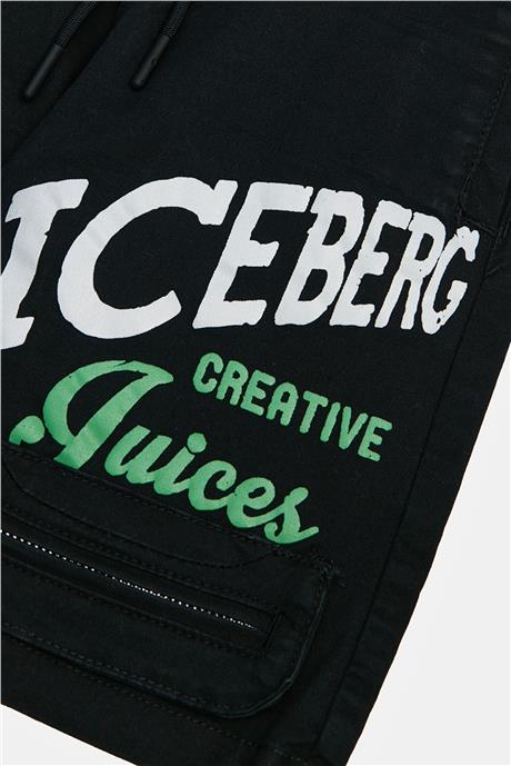 Iceberg Erkek Çocuk Siyah Şort