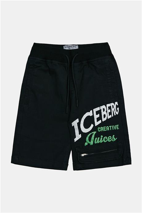 Iceberg Erkek Çocuk Siyah Şort