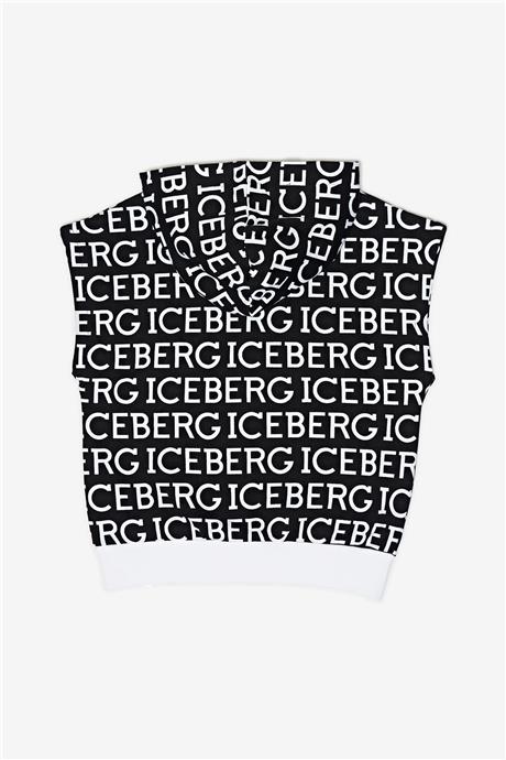 Iceberg Erkek Çocuk Siyah Sweatshirt