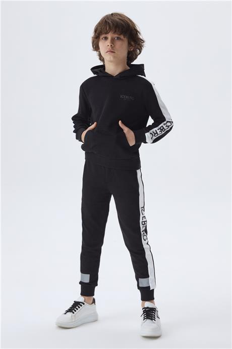 Iceberg Erkek Çocuk Siyah Sweatshirt