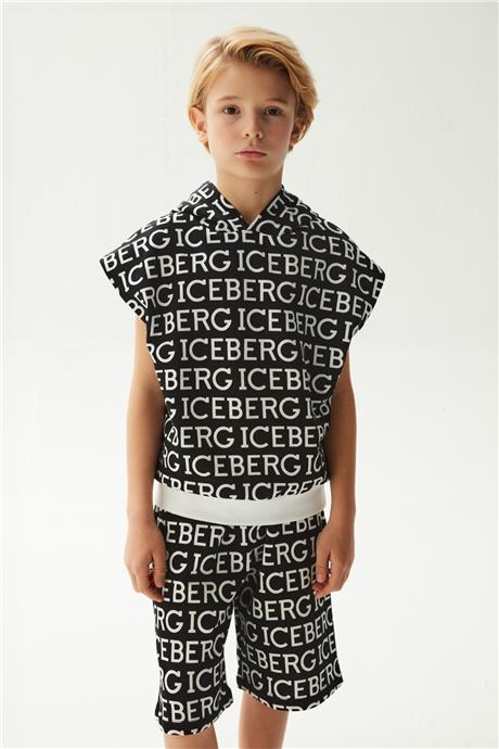 Iceberg Erkek Çocuk Siyah Sweatshirt