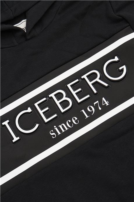 Iceberg Erkek Çocuk Siyah Sweatshirt
