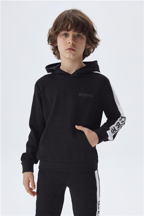 Iceberg Erkek Çocuk Siyah Sweatshirt