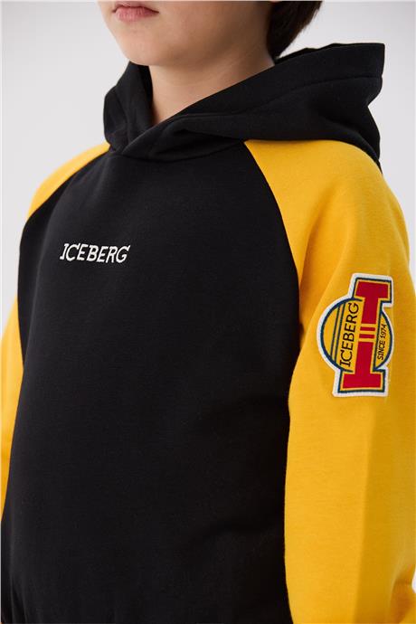 Iceberg Erkek Çocuk Siyah Sweatshirt