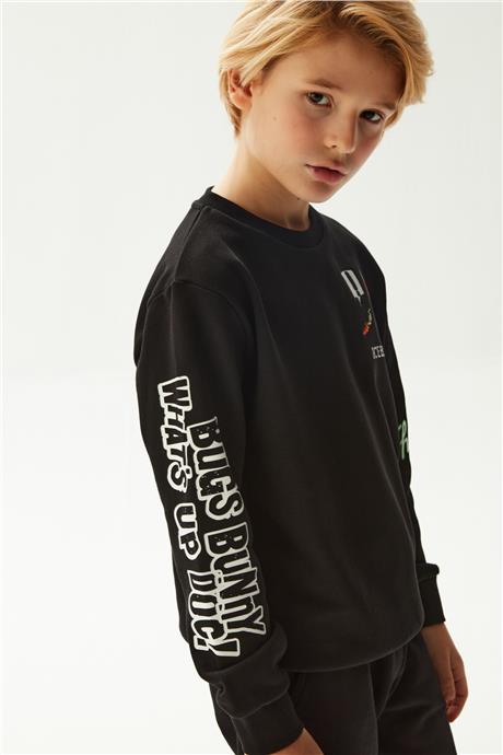 Iceberg Erkek Çocuk Siyah Sweatshirt