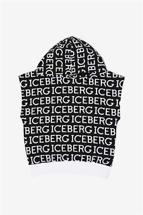 Iceberg Erkek Çocuk Siyah Sweatshirt