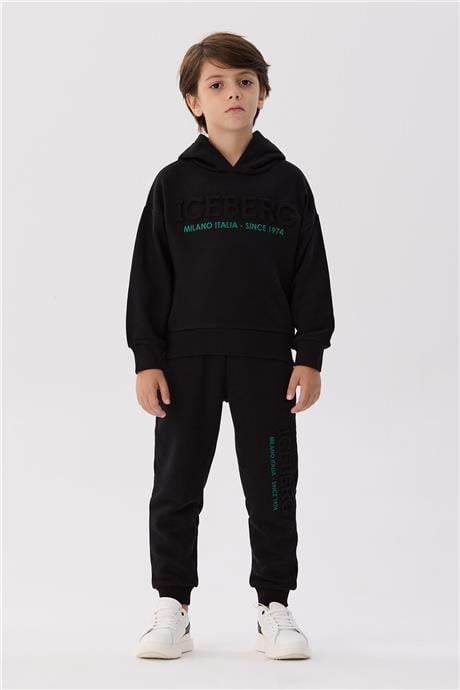 Iceberg Erkek Çocuk Siyah Sweatshirt