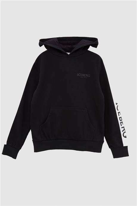 Iceberg Erkek Çocuk Siyah Sweatshirt